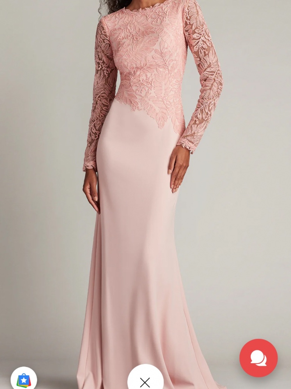 Long A Line Formal Evening Dress by Tadashi Shoji